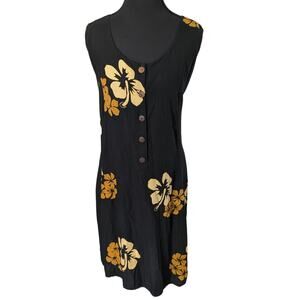 Vintage NaPua Neutral Colored Hawaiian Tent Dress | Women's XL | Aloha Dress